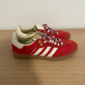 Adidas Sambas Red X Wales Bonner